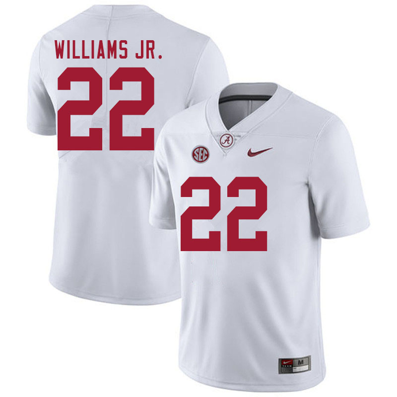 Men #22 Ronald Williams Jr. Alabama White Tide College Football Jerseys Sale-White